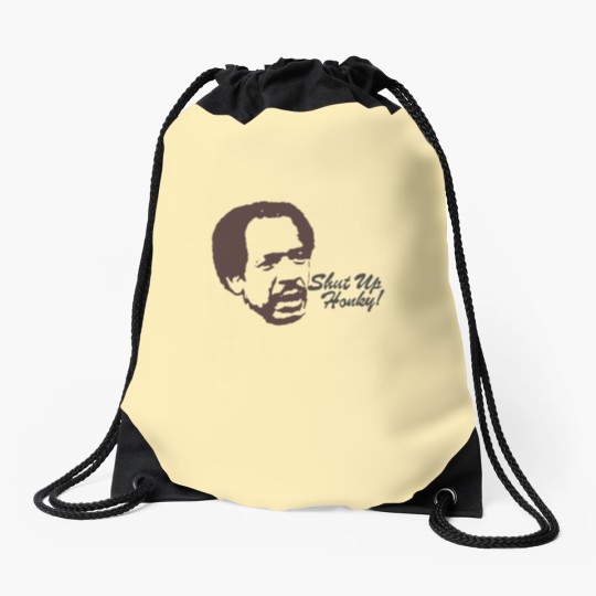 Discover Shut Up Honky ! Jefferson cleaners - American sitcom 80s tv Drawstring Bags
