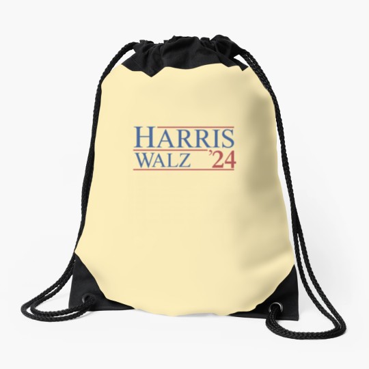 Discover Harris Walz 2024 Drawstring Bags Collection