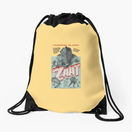 Discover Zaat movie moster Drawstring Bags
