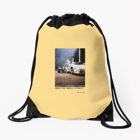 Discover Wolf of Wall Street Drawstring Bags