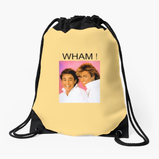 Discover George Michael Wham Drawstring Bags, George Michael Last Christmas Drawstring Bags