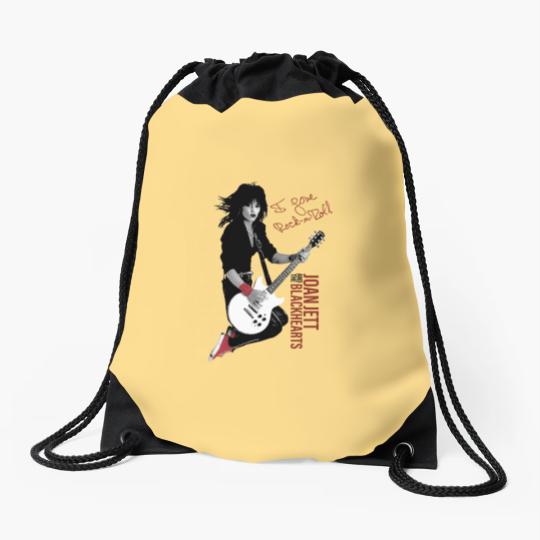 Discover New Joan Jett Rock N Roll Funny Drawstring Bags Drawstring Bags