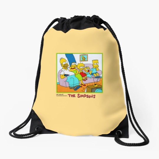 Discover The Simpsons Vintage Drawstring Bags