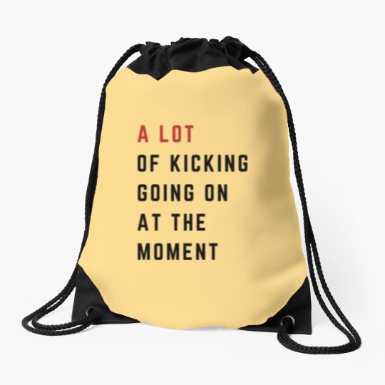 Discover Funny Maternity Drawstring Bag - A Lot Going On at the Moment