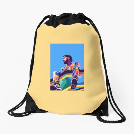 Discover J Cole Wpap Pop Art - J Cole - Drawstring Bags