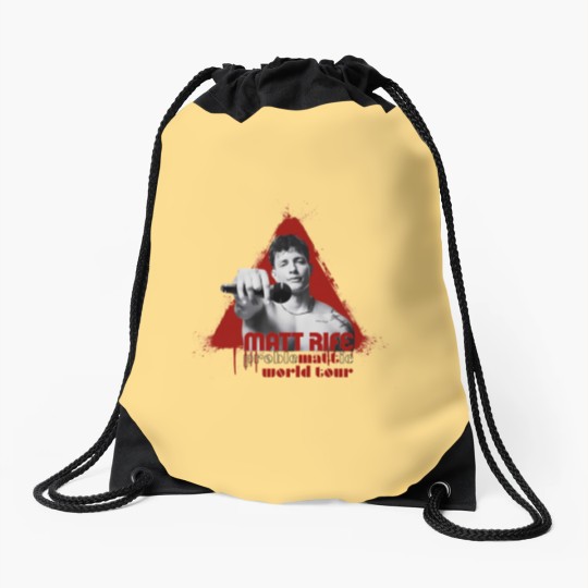Discover Matt Rife World tour Problematic 2023-2024 Drawstring Bags