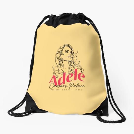 Discover Adele 2024 Tour Drawstring Bags, Adele Merch Drawstring Bags