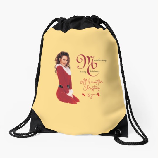 Discover Mariah Carey Christmas Drawstring Bags