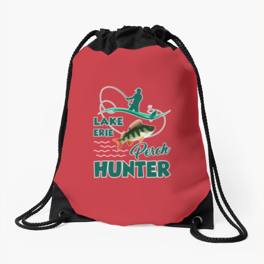 Discover Perch Fishing Drawstring Bags Drawstring Bags