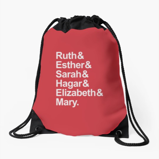 Discover Strong Women of the Bible Drawstring Bags