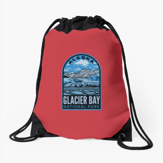 Discover Glacier Bay National Park Drawstring Bags