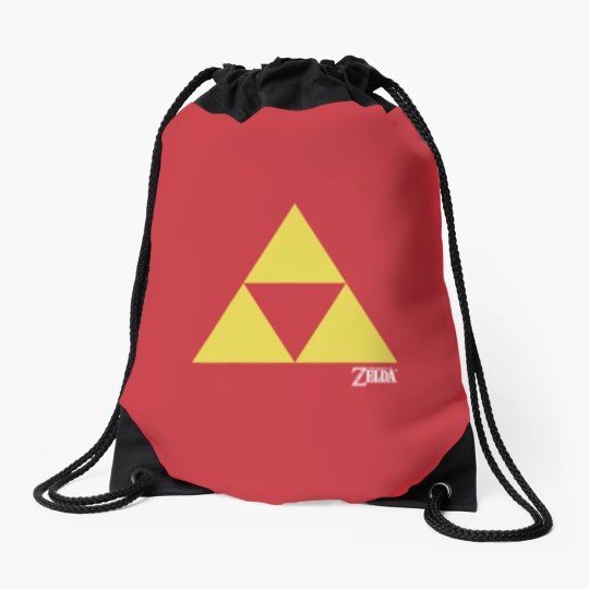 Discover Nintendo Legend Of Zelda Classic Iconic Triforce Drawstring Bags