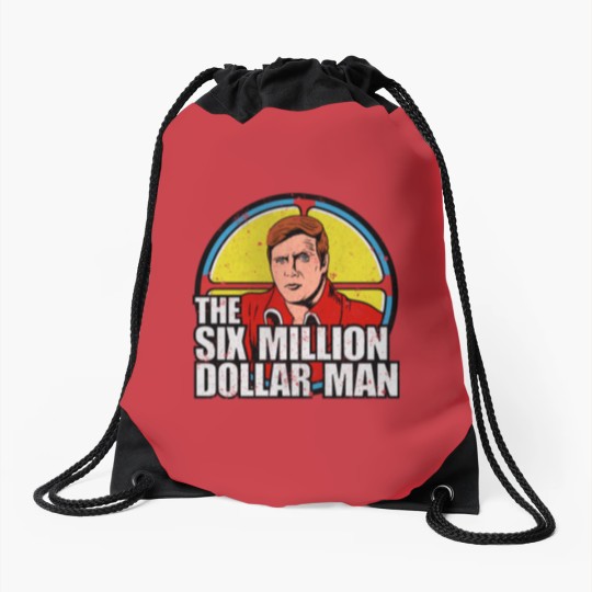Discover Vintage Six Million dollar man - Six Million Dollar Man - Drawstring Bags