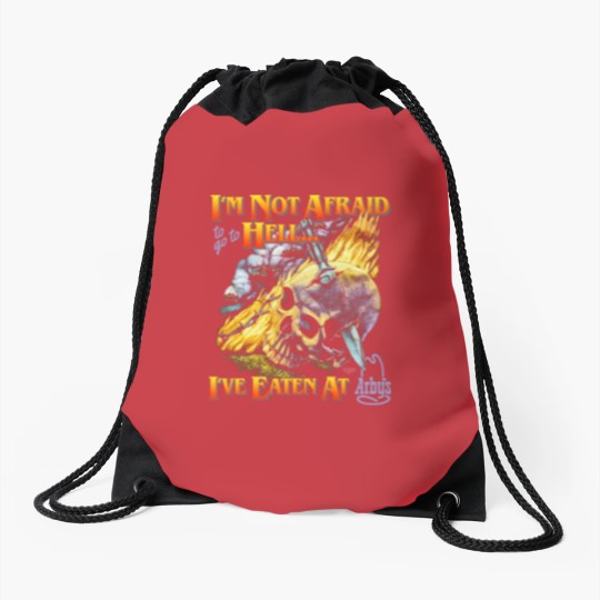 Discover Hell Arbys - Arbys - Drawstring Bags