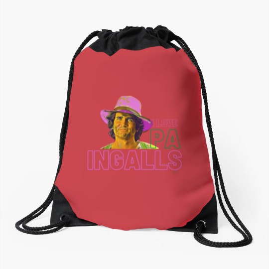 Discover PA INGALLS - Little House On The Prairie - Drawstring Bags