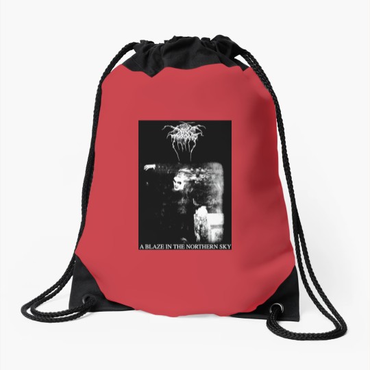 Discover Darkthrone Drawstring Bags, A Blaze In The Northern Sky Black Metal Norwegian Black Metal Drawstring Bags