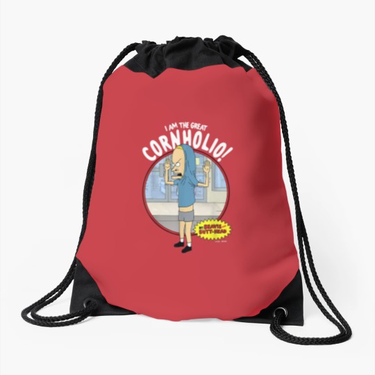 Discover Beavis and Butthead The Great Cornholio Drawstring Bags