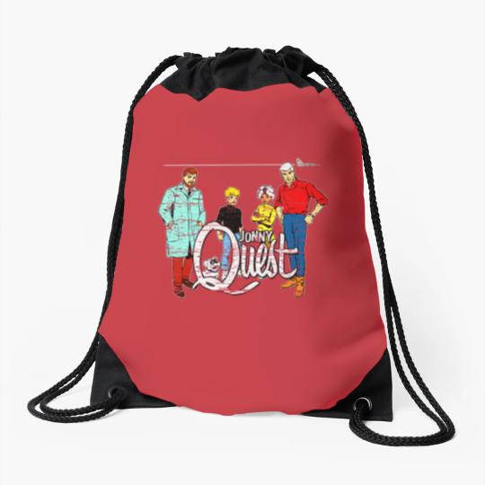 Discover Jonny Quest - weathered board distressed - Jonny Quest - Drawstring Bags
