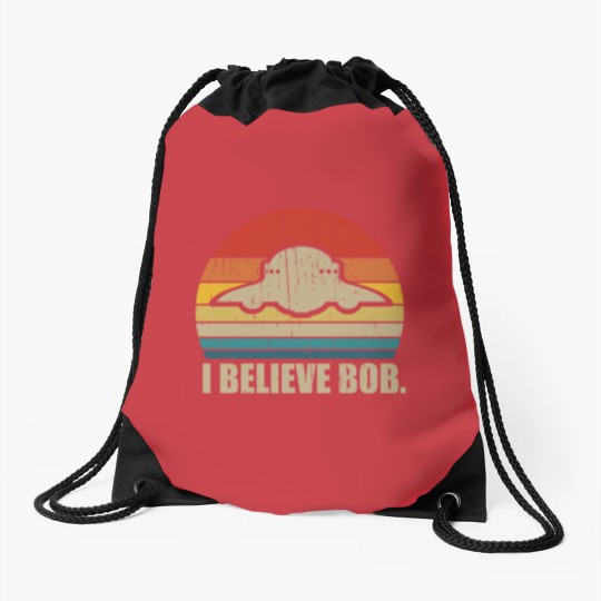 Discover I Believe Bob - Bob Lazar Ufo Area 51 Conspiracy Theory - Drawstring Bags