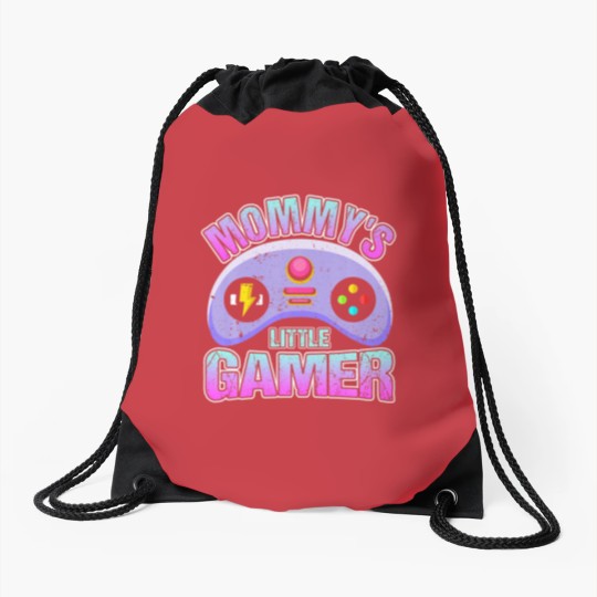 Discover Mommy's Little Gamer Video Gaming Drawstring Bags