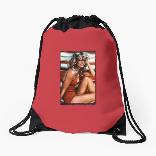 Discover 70s Farrah hot - Farrah Fawcett - Drawstring Bags