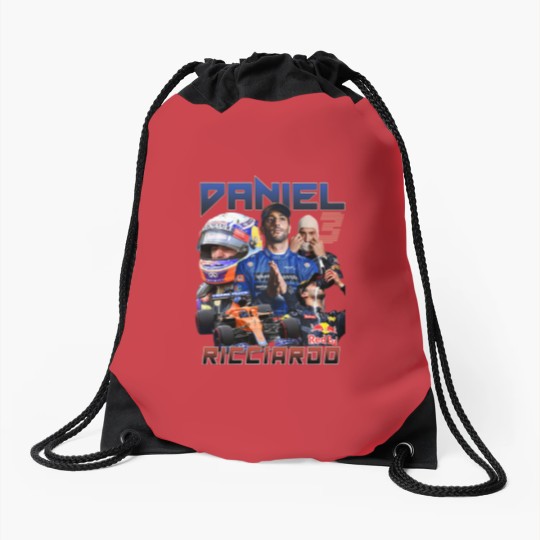 Discover Daniel Ricciardo McLaren Racing 90s Vintage Bootleg Unisex Rap Drawstring Bags