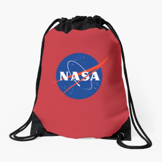 Discover NASA Meatball Logo Insignia Symbol NASA Drawstring Bags