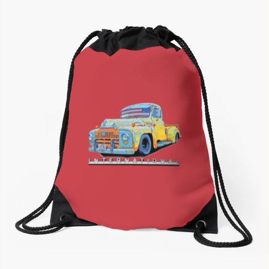 Discover 1951 1952 INTERNATIONAL HARVESTER PICK UP RATROD Drawstring Bags