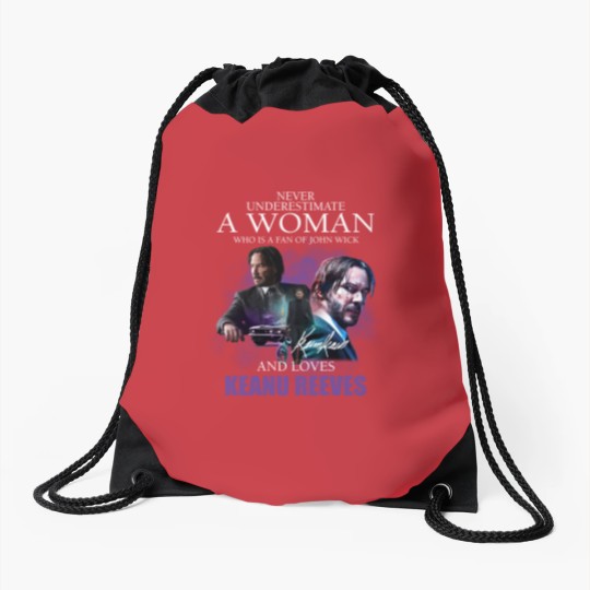 Discover Keanu Reeves Drawstring Bags, John Wick, Keanu Reeves Drawstring Bags