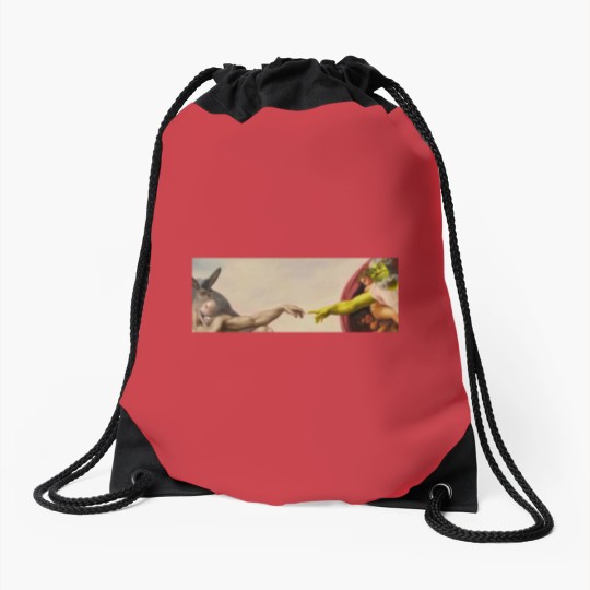 Discover Shrek hands of God Classic Drawstring Bags, Love Shrek Drawstring Bags