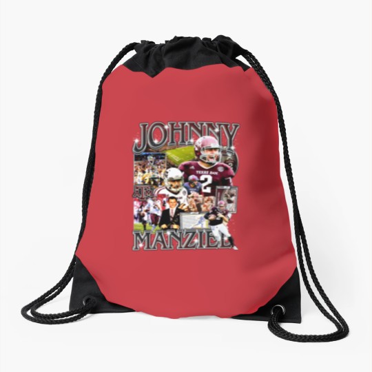 Discover Johnny Manziel Vintage Style Bootleg Drawstring Bags, Johnny Manziel Drawstring Bags