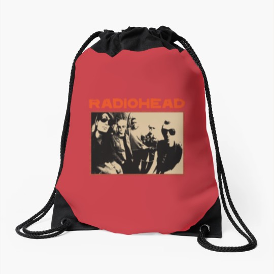 Discover Radiohead Cotton New Vintage Band Drawstring Bags