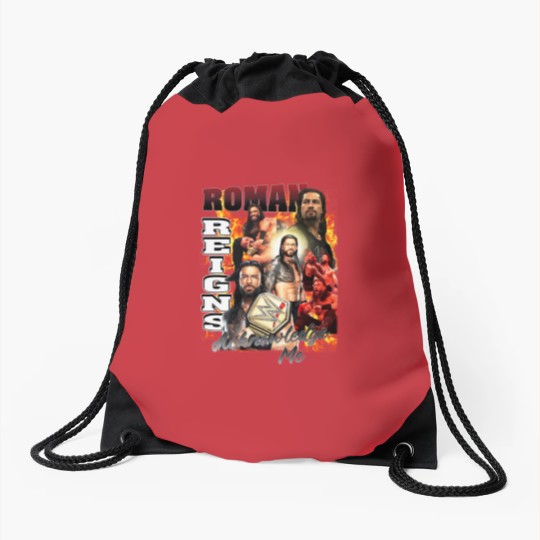 Discover Roman Reigns Acknowledge Me Unisex Softstyle Drawstring Bags, Roman Reigns Unisex Drawstring Bags