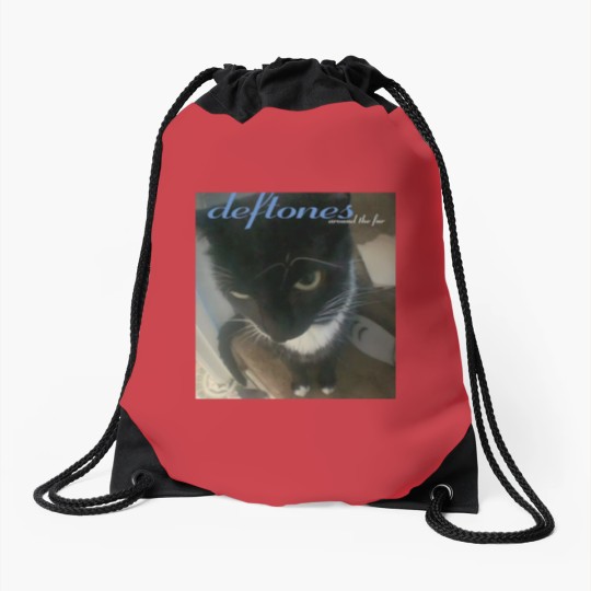 Discover Deftone Drawstring Bags Deftone Cat Meme Drawstring Bags Cattones Gift For Them