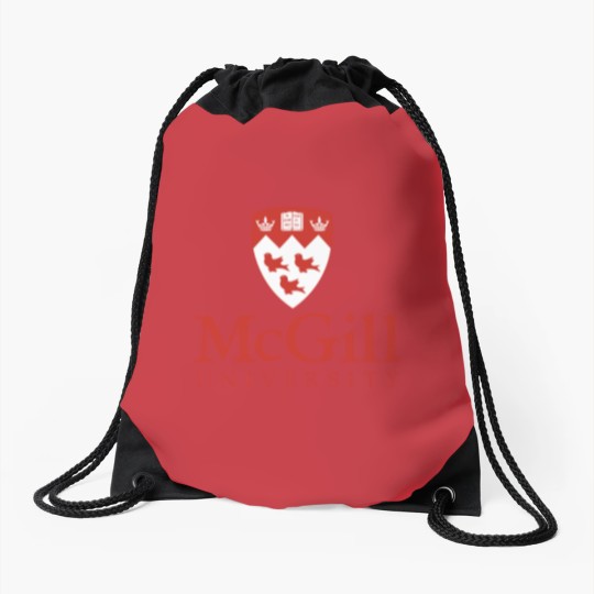 Discover McGill Univ Logo Drawstring Bags