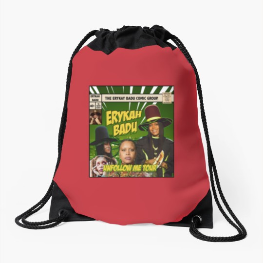 Discover Erykah Badu Comic Drawstring Bags, Erykah Badu Bootleg Drawstring Bags, Erykah Badu Drawstring Bags