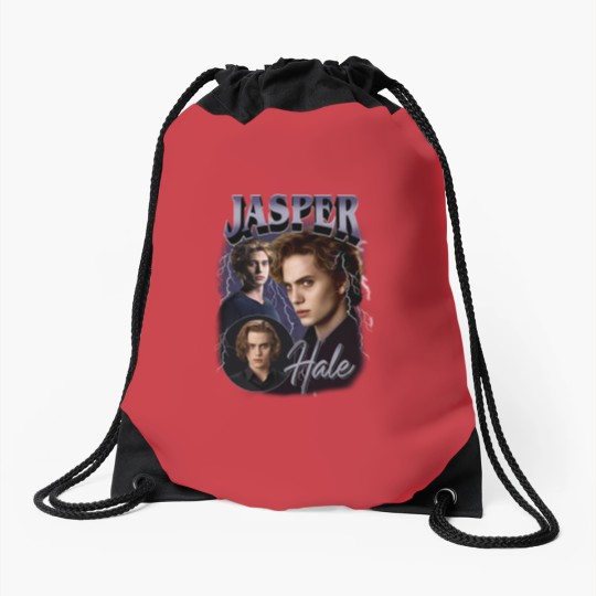 Discover Jasper Hale Drawstring Bags, Jasper Hale Drawstring Bags, Vintage Jasper Hale Twilight saga Drawstring Bags