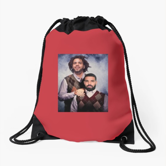 Discover Drake J Cole Drawstring Bags -Vintage 90s Drawstring Bags- Retro Rap Vintage 90S Y2k Bootleg Drawstring Bags