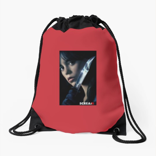 Discover Scream 6 Movie - jenna Ortega - tara carpenter Drawstring Bags