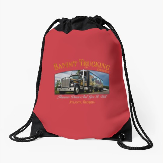 Discover Smokey And The Bandit Trucking Drawstring Bags Burt Reynolds Jerry Reed Snowman Vintage