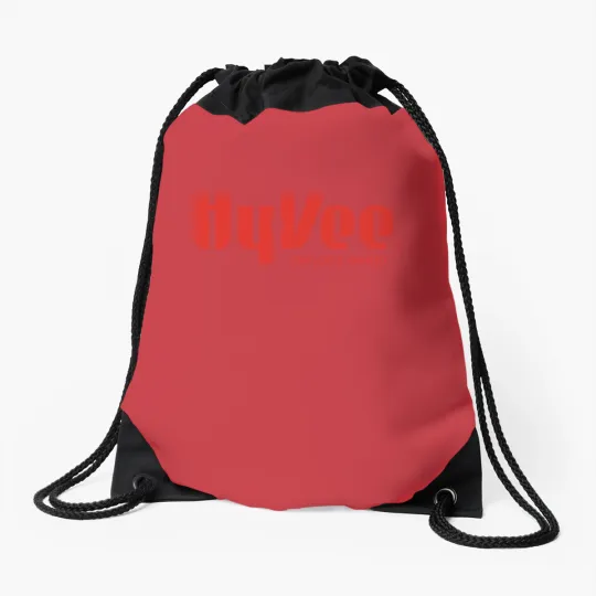 Discover Hy Vee-Logo Drawstring Bags
