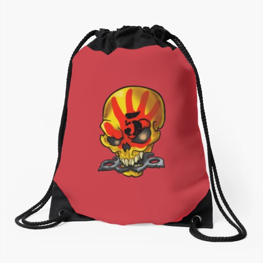 Discover Five Finger Death Punch Logo Drawstring Bags