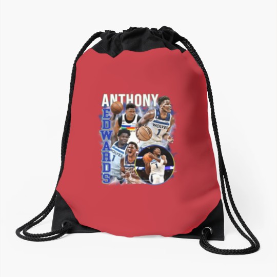 Discover Anthony Edwards Graphic Drawstring Bags, Basketball Drawstring Bags
