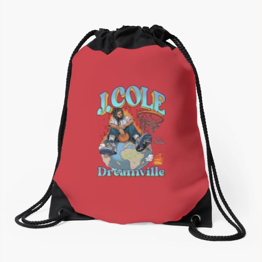 Discover J Cole Dreamville Vintage Drawstring Bags, J Cole Drawstring Bags, Rap Hip Hop, J Cole Merch