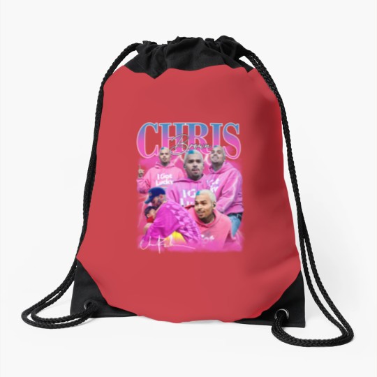 Discover Chris Brown Drawstring Bags, Chris Brown Lover Drawstring Bags, Chris Brown