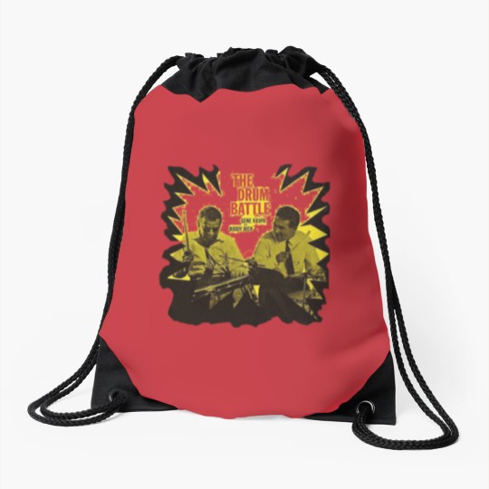 Discover Buddy Rich  Gene Krupa Drum Battle Drawstring Bags
