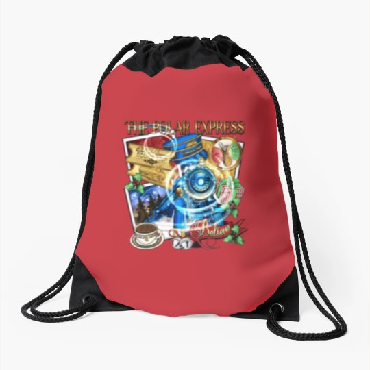 Discover 22 Christmas Polar Express Drawstring Bags
