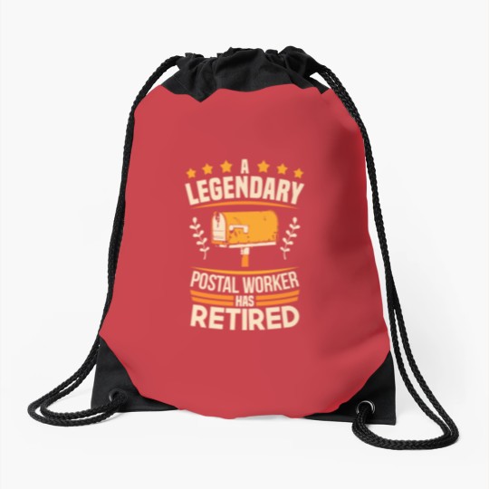 Discover Postal Worker, Retired Postal Worker Drawstring Bags