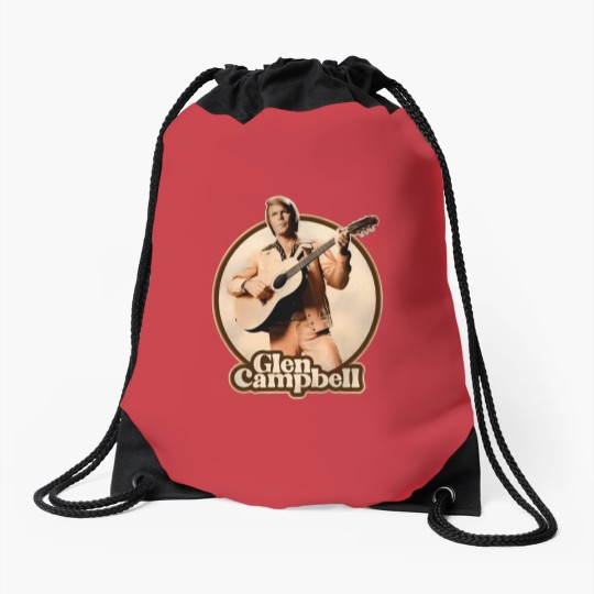 Discover Glen Campbell Tribute Drawstring Bag