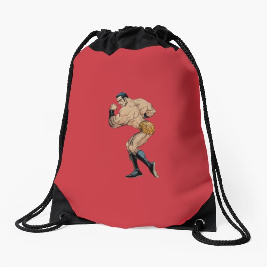 Discover flex mentallo, comics, patrol, strongman, hero of the beach, charles atlas, muscle power,pin up Drawstring Bags